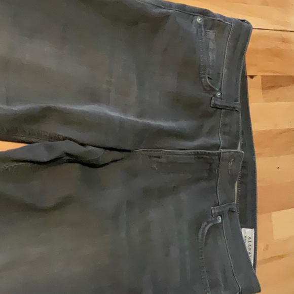All Saints Mast Gray Skinny Jeans Size 31 - Picture 1 of 3